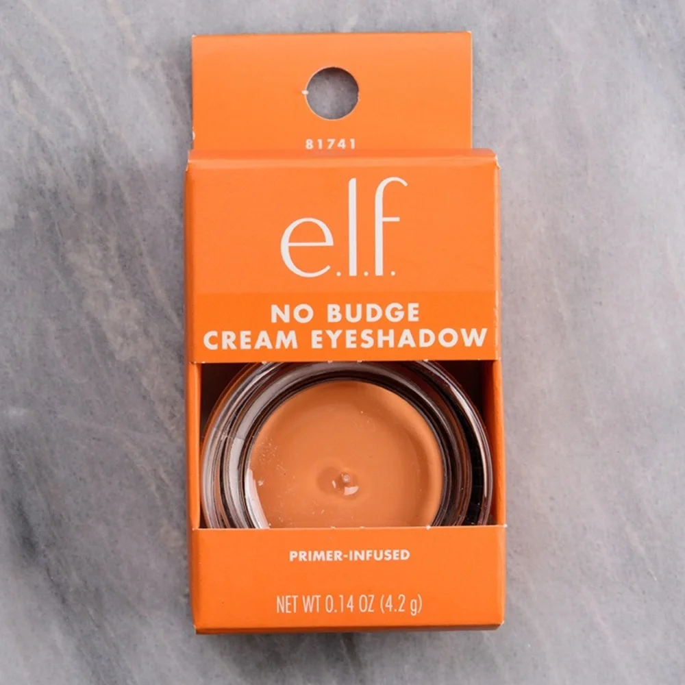 ELF No Budge Cream Eyeshadow Golden Rays Matte Light Orange NEW IN BOX